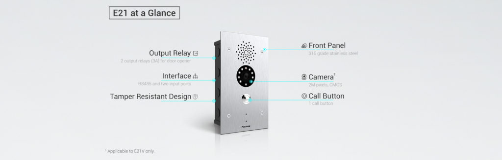 E21 Vandal-resistant Emergency Intercom