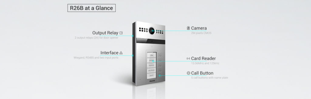 R26B Multi-button Doorphone