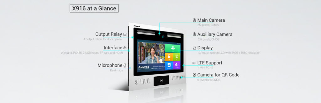 X916 The World's First Android Intercom with Starlight Camera
